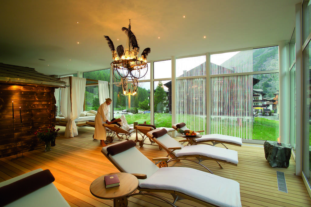 Wellness Spa Pirmin Zurbriggen Saas-Almagell ภายนอก รูปภาพ